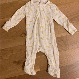 Banana zip onesie